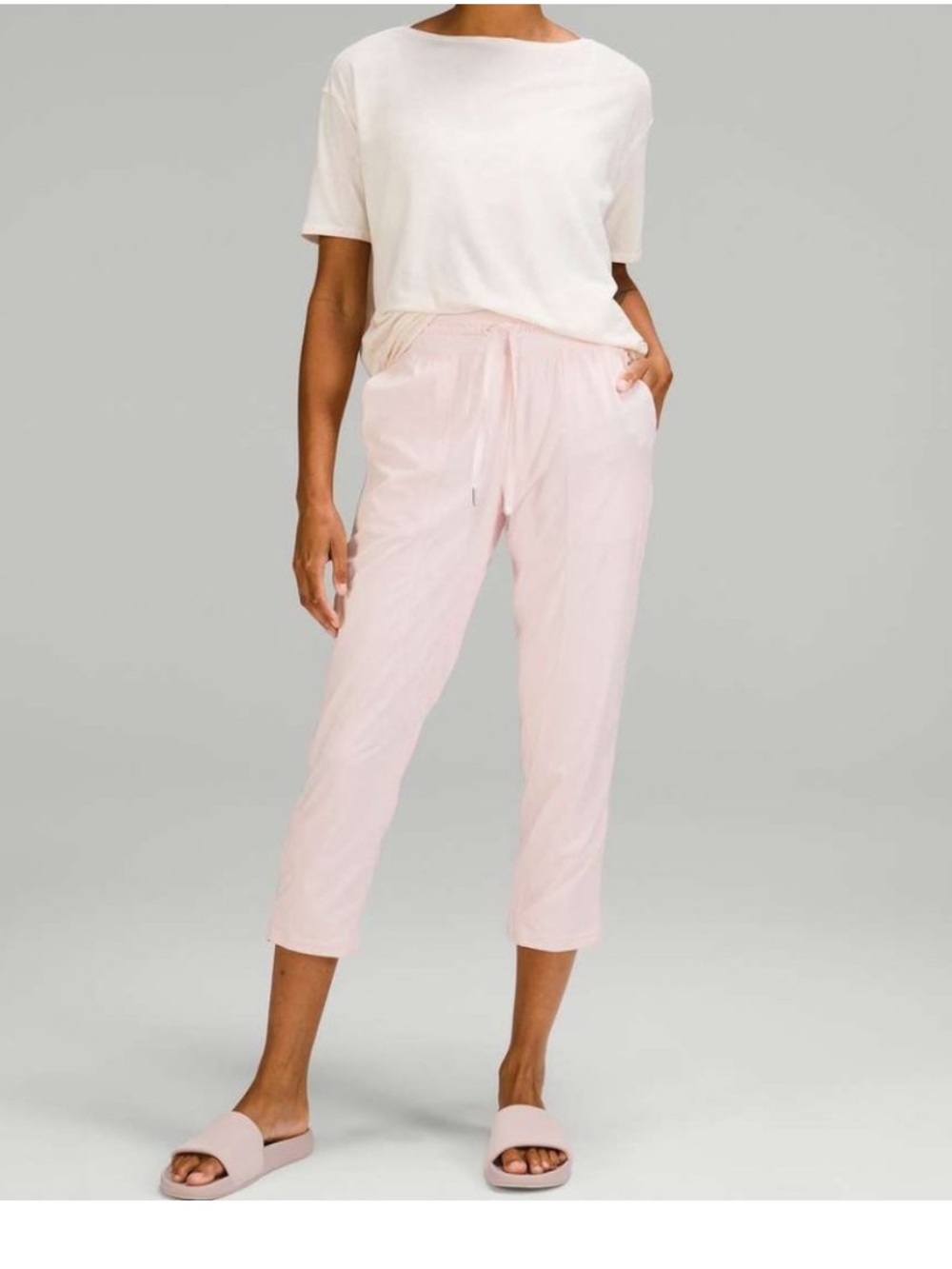 Lululemon Dance Studio Mid-Rise Lined Jogger Pink Strawberry Milkshake Size 8